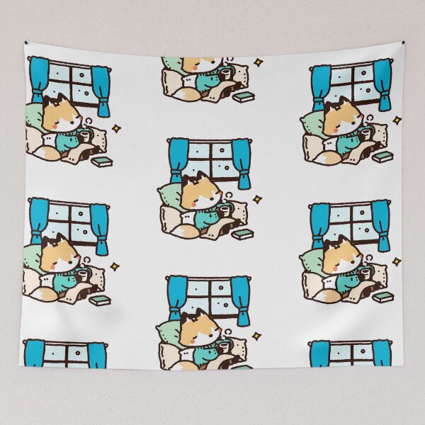 Item preview, A Fox Relaxing at Home designed and sold by Elinotes.