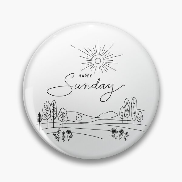 Item preview, Happy sunday MINIMALIST ILLUSTRATION designed and sold by tonylau81.