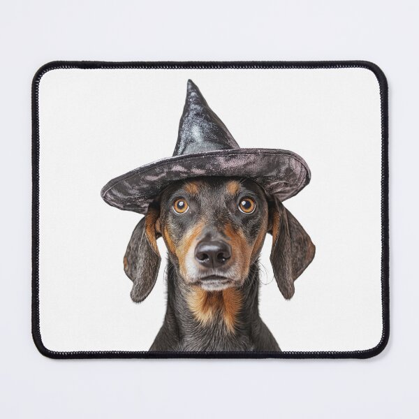 Item preview, Harrier Dog Wearing Halloween Witch Hat designed and sold by LazyOwlStore.