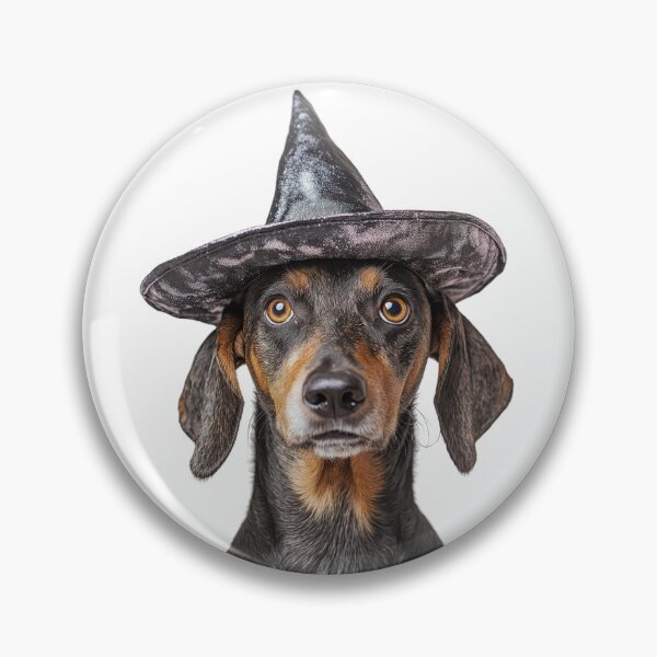 Item preview, Harrier Dog Wearing Halloween Witch Hat designed and sold by LazyOwlStore.