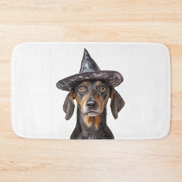 Item preview, Harrier Dog Wearing Halloween Witch Hat designed and sold by LazyOwlStore.