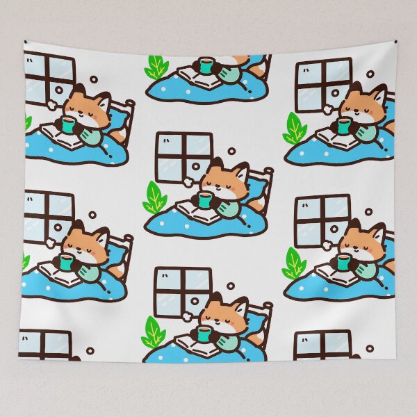 Item preview,  A Fox Relaxing at Home designed and sold by Elinotes.