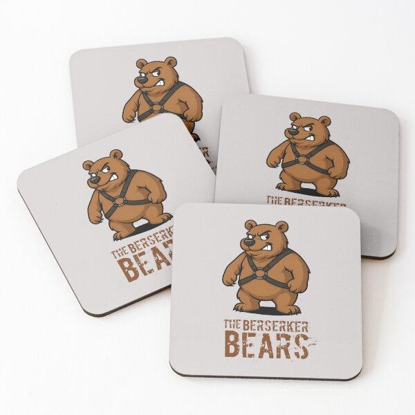 Item preview, The Berserker Bears – Bear in a Harness designed and sold by gayishdesign.