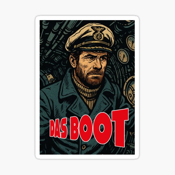 Artikel-Vorschau von Das Boot, Film 80er, designt und verkauft von Mauswohn.