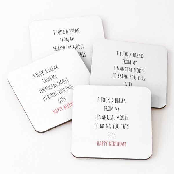 Item preview, Birthday gift from investment banker designed and sold by TextToTee.