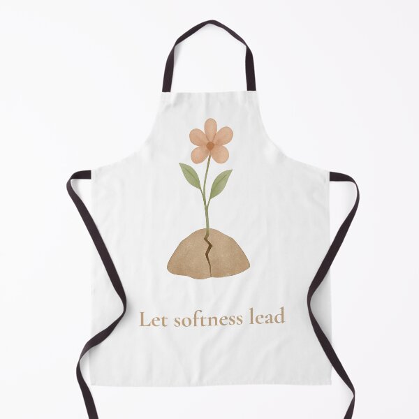 Item preview, Let Softness Lead – Botanical Strength Flower Design designed and sold by KindByNature.