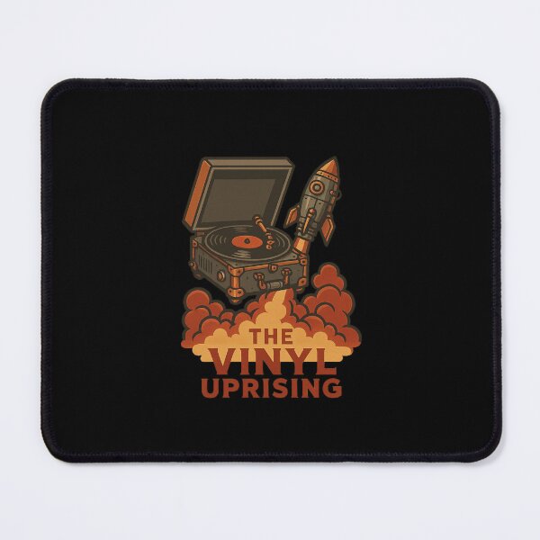 Item preview, The Vinyl Uprising | Retro Steampunk Space Record Player Design designed and sold by DJCApparel.