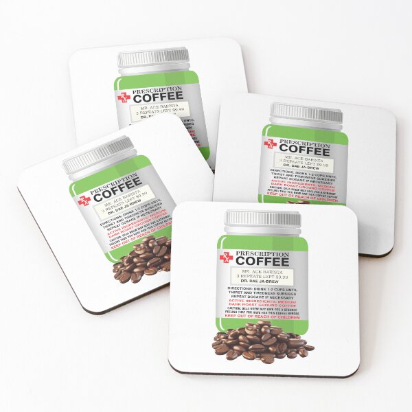 Item preview, Prescription coffee - BRIGHT GREEN designed and sold by StellarFX.