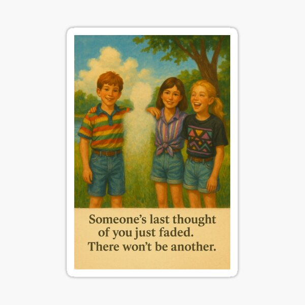 Item preview, The Last Time - Vintage Poster About Fading Memories designed and sold by The Ritual Kiosk.