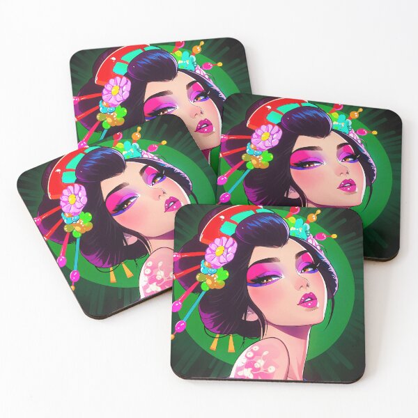 Item preview, Neon Geisha Glamour designed and sold by SuperNovaDesigns.