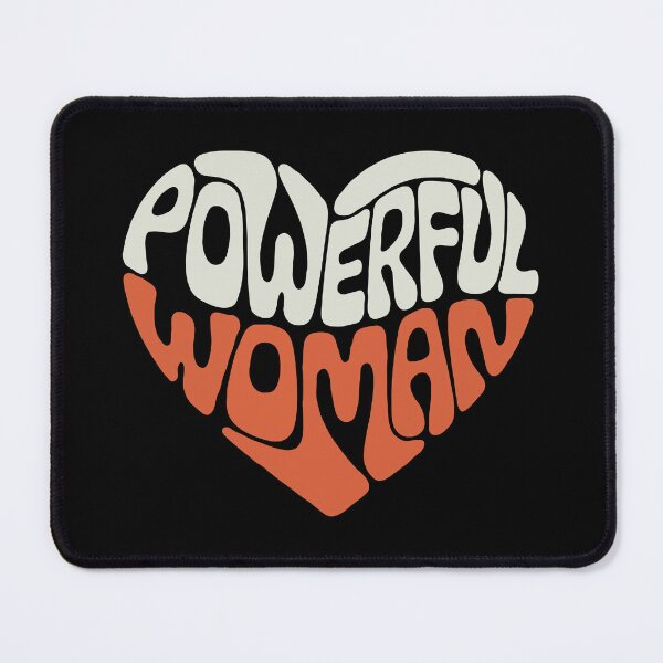 Item preview, Powerful Woman Retro Heart Typography designed and sold by Dakson Design - Fantasy Art.