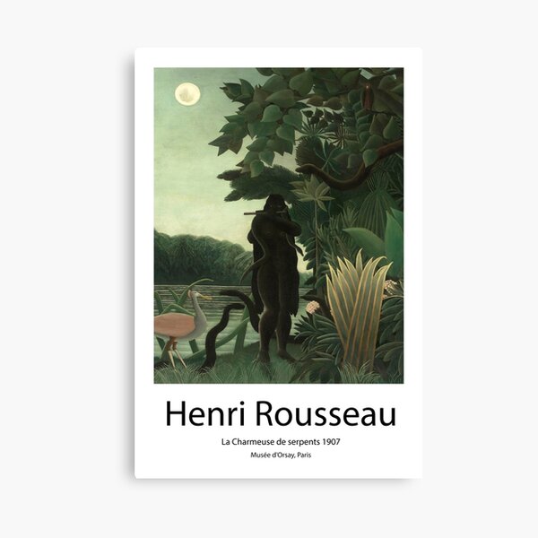 Item preview, Henri Rousseau exhibition poster designed and sold by paulrommer.