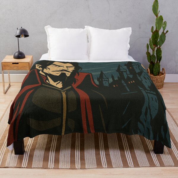 Item preview, Castlevania, Netflix series, Dracula in front of his castle designed and sold by Mauswohn.