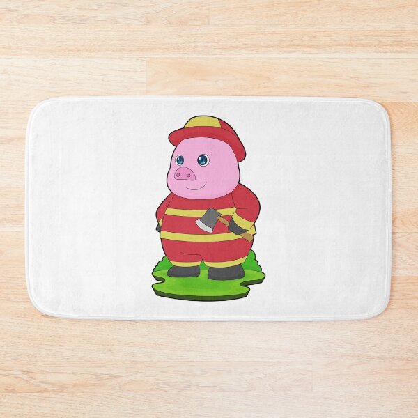 Item preview, Pig Firefighter Axe Fire department designed and sold by Snabdesign84.