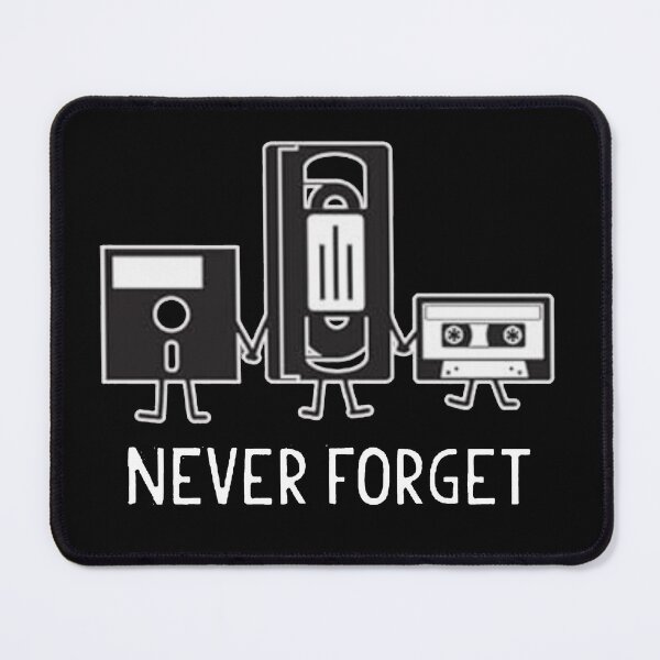 Item preview, Never Forget Mens Cassette Tape VHS Music Old School Mens Retro Funny T Shirt designed and sold by Samtorio.