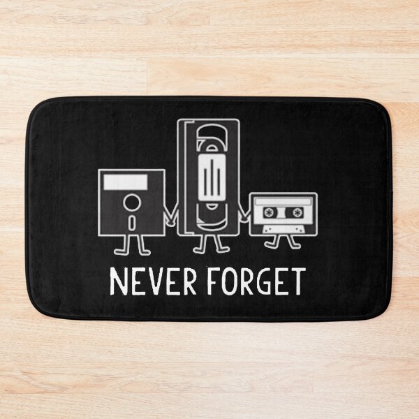 Item preview, Never Forget Mens Cassette Tape VHS Music Old School Mens Retro Funny T Shirt designed and sold by Samtorio.