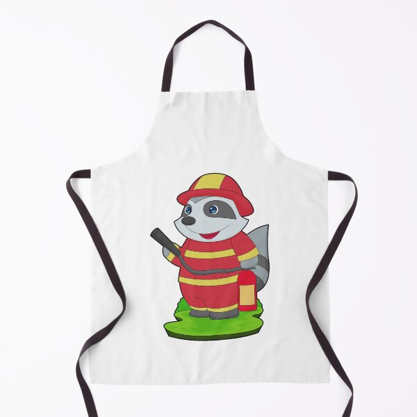 Item preview, Racoon Firefighter Fire extinguisher Fire department designed and sold by Snabdesign84.