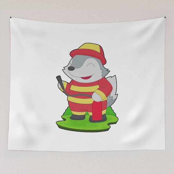 Item preview, Wolf Firefighter Fire extinguisher Fire department designed and sold by Snabdesign84.
