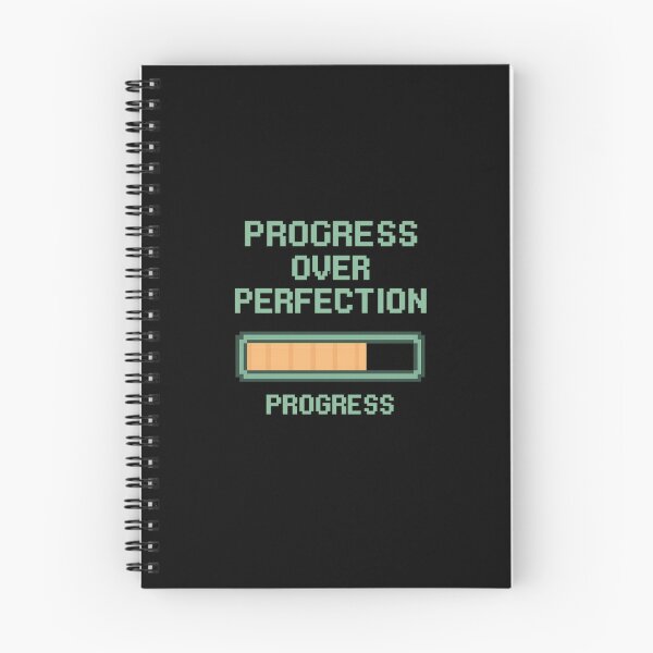 Item preview, Progress Over Perfection | Pixel Art Growth Mindset Motivation designed and sold by DJCApparel.