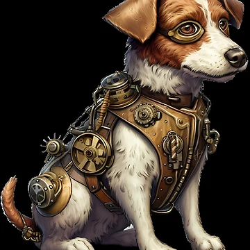 Artwork thumbnail, Steampunk-Dog by RWT-Design