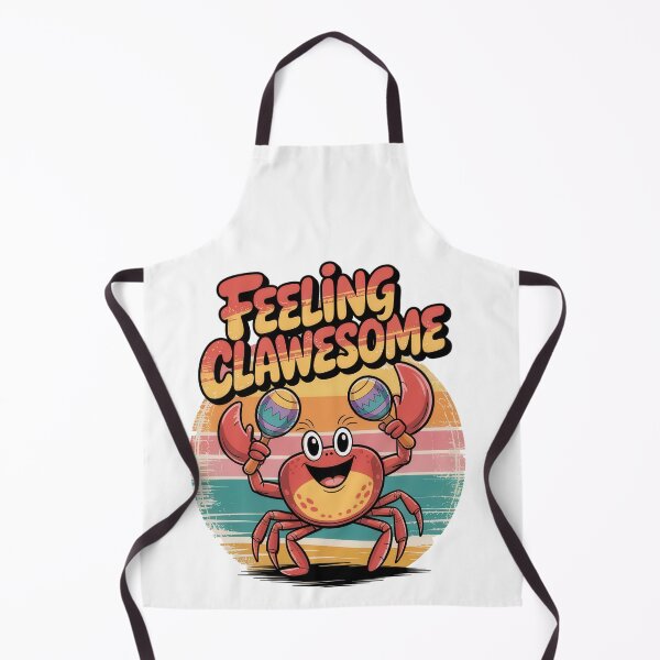 Item preview, Feeling Clawesome – Funny Retro Crab Beach Art designed and sold by EpicMediaShop.