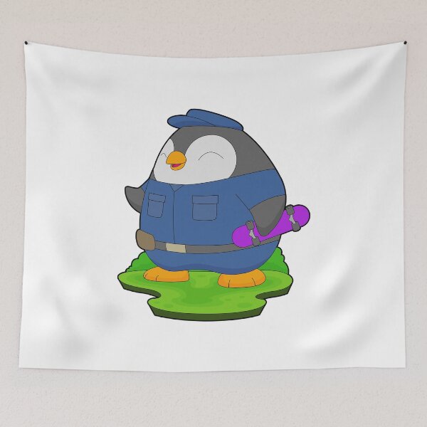 Item preview, Penguin Cop Skateboard Police designed and sold by Snabdesign84.