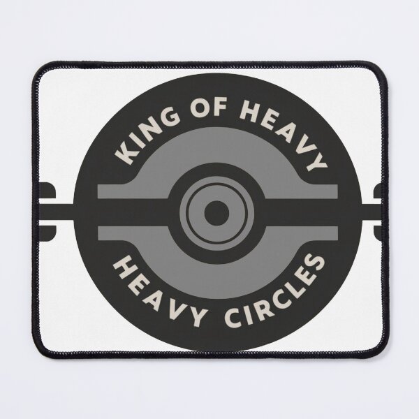 Item preview, King of Heavy Circles Black and White designed and sold by HunkyShirtGuy.