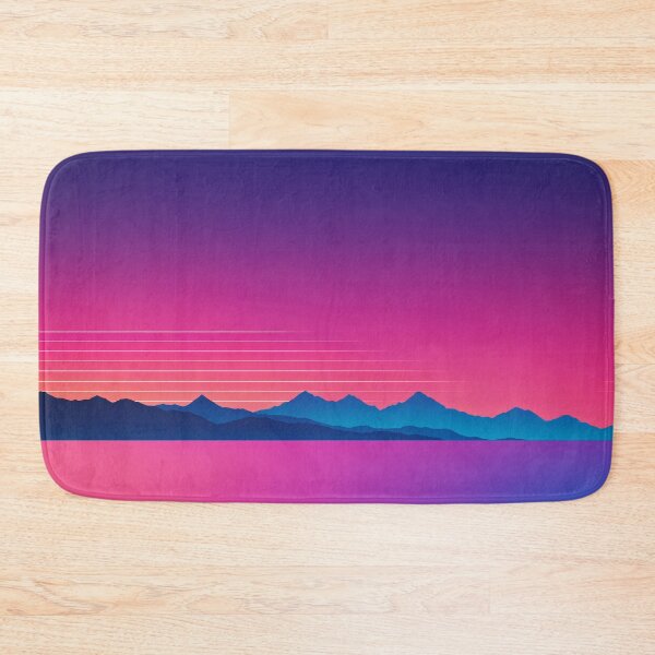 Item preview, Retro Horizon with Mountain and Water designed and sold by REPTISLAV.