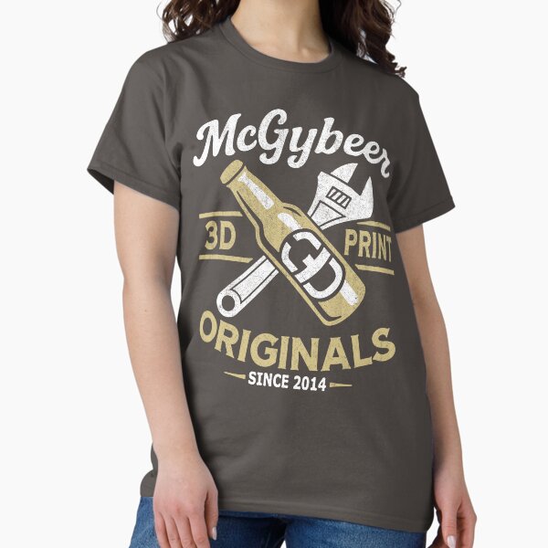 Aperçu de l'œuvre Logo de style vintage McGybeer créée et vendue par McGybeer.
