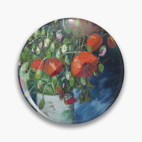 Aperçu de l'œuvre Vase aux coquelicots de Vincent Van Gogh créée et vendue par KeksWorkroom.