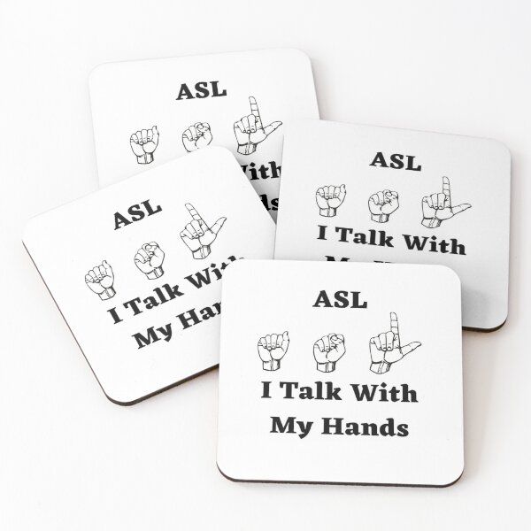 Item preview, ASL I Talk With My Hands Design With Signs designed and sold by debmund.