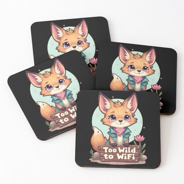 Item preview, Too Wild to WiFi – Free-Spirited Coyote Design by LaLi Designs designed and sold by LaLi-Designs.