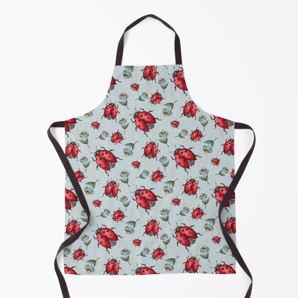 Item preview, Ladybug and Daisy Repeat seamless pattern designed and sold by NelenaArt.