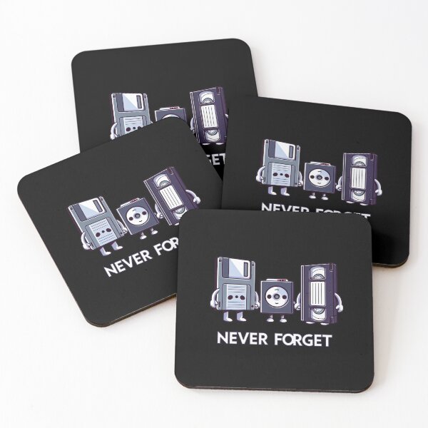 Item preview, Never Forget Mens Cassette Tape VHS Music Old School Mens Retro Funny T Shirt designed and sold by Samtorio.