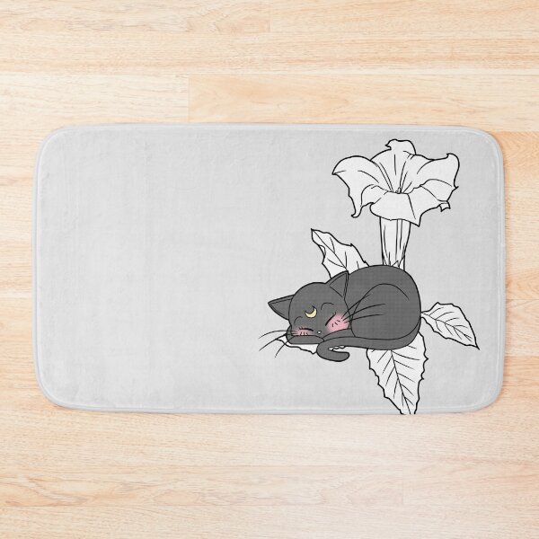 Item preview, Luna kitten with datura flower designed and sold by ElPiskillo.