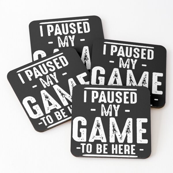 Item preview, I Paused My Game to Be Here Graphic Tees Men Gaming Gamer Novelty Funny  designed and sold by Samtorio.
