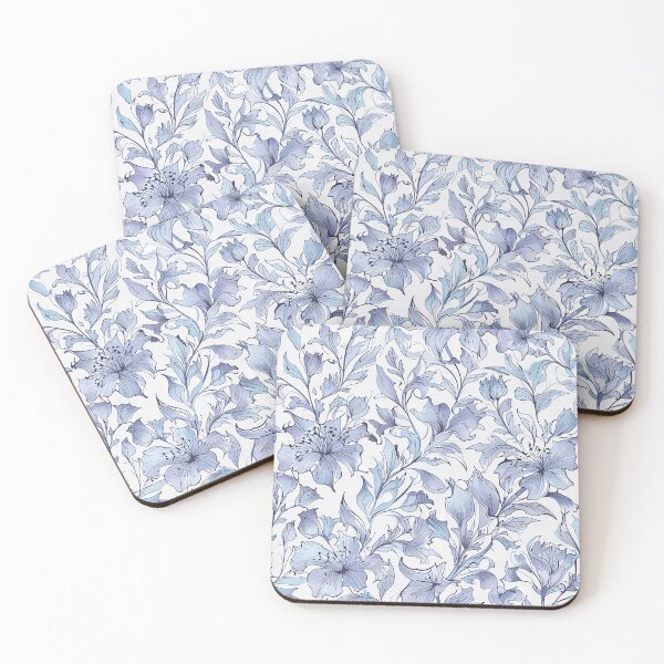 Item preview, Stylised Bellflower Patterns designed and sold by CoolPixels.