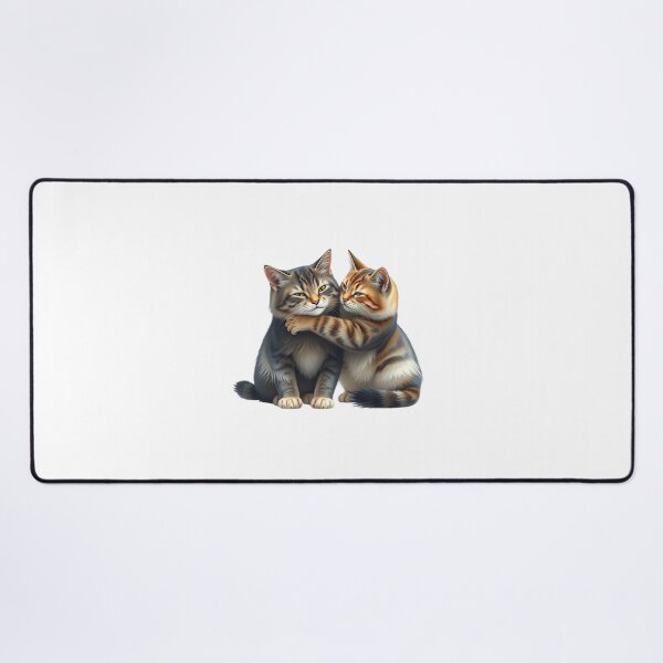 Item preview, Two cuddly cats designed and sold by SommeryLaser.