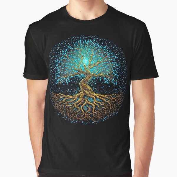 Aperçu de l'œuvre T-shirt Arbre de vie créée et vendue par Johan Proud Blade.