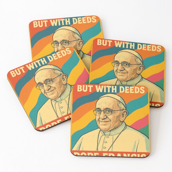 Item preview, Retro Rest in Peace – Pope Francis 1936–2025 Legacy Tribute designed and sold by Aryabek.