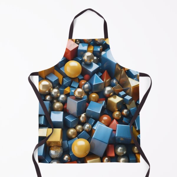 Item preview, Vibrant Shape Explosion: Abstract Geometric Composition designed and sold by HeartfulBloom.