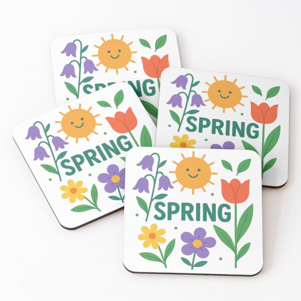 Item preview, Springtime Joy – Cute Animals and Blooming Flowers Illustration designed and sold by B-M-Store.