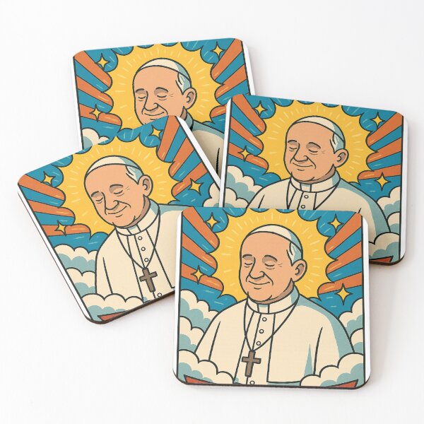 Item preview, Remembering Pope Francis with Radiant Heavenly Light designed and sold by Aryabek.