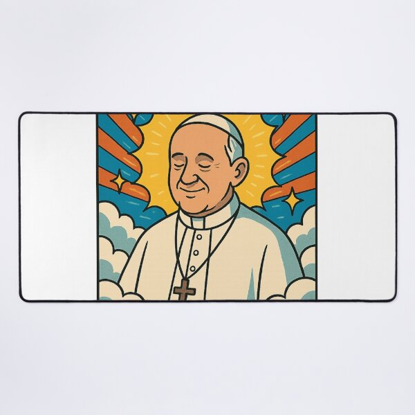 Item preview, Remembering Pope Francis with Radiant Heavenly Light designed and sold by Aryabek.