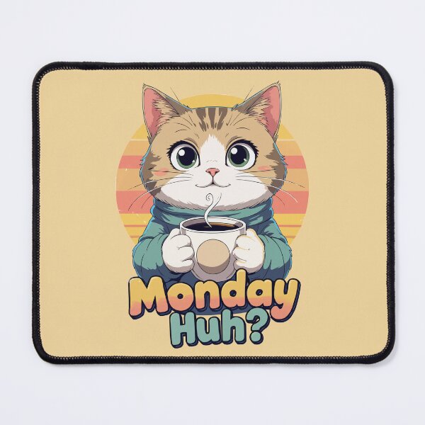 Item preview, Monday Morning Cat-titude designed and sold by Retro Urban Wave.