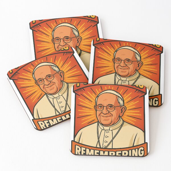 Item preview, Pope Francis Remembered – Bold Memorial Expression designed and sold by Aryabek.