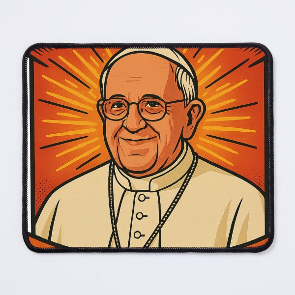 Item preview, Pope Francis Remembered – Bold Memorial Expression designed and sold by Aryabek.