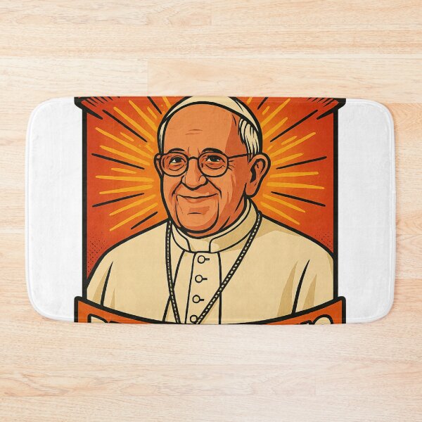 Item preview, Pope Francis Remembered – Bold Memorial Expression designed and sold by Aryabek.