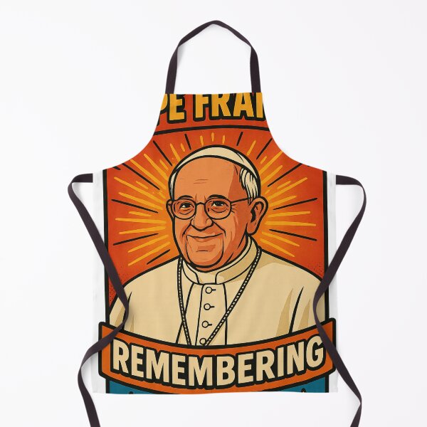 Item preview, Pope Francis Remembered – Bold Memorial Expression designed and sold by Aryabek.