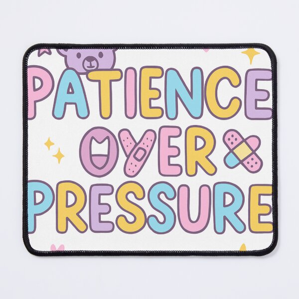 Item preview, Patience Over Pressure Pediatric Nurse Design designed and sold by Giuggimade.